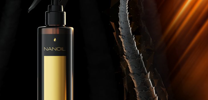 Nanoil varmebeskyttende spray for hår